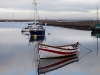 thumbs moored boats in hot boiler Harbour